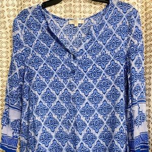 💙KENAR💙 Vibrant Prints Boho Top Size Large